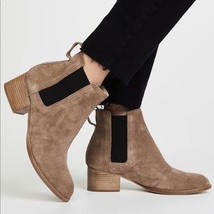 Rag & Bone Walker Tan Black Chelsea Bootie 38